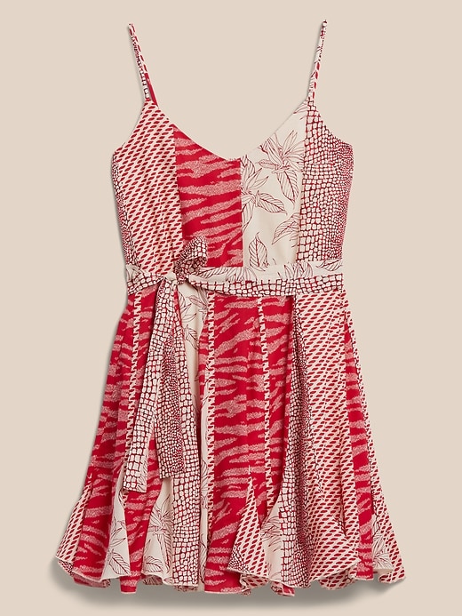 Image number 4 showing, Tie-Waist Mini Dress