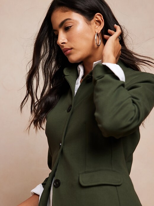 Image number 3 showing, Military Knit Blazer