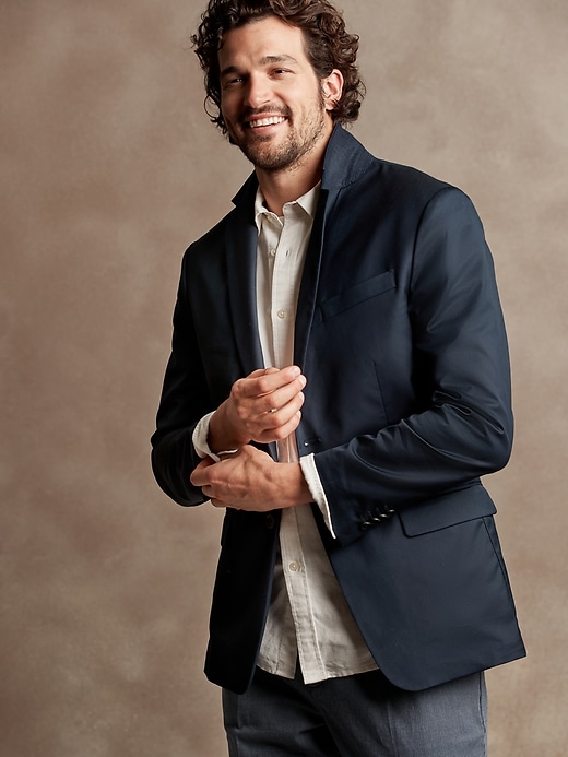 Image number 1 showing, Tailored-Fit Core Temp Blazer