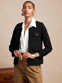 Utility Knit Jacket | Banana Republic 