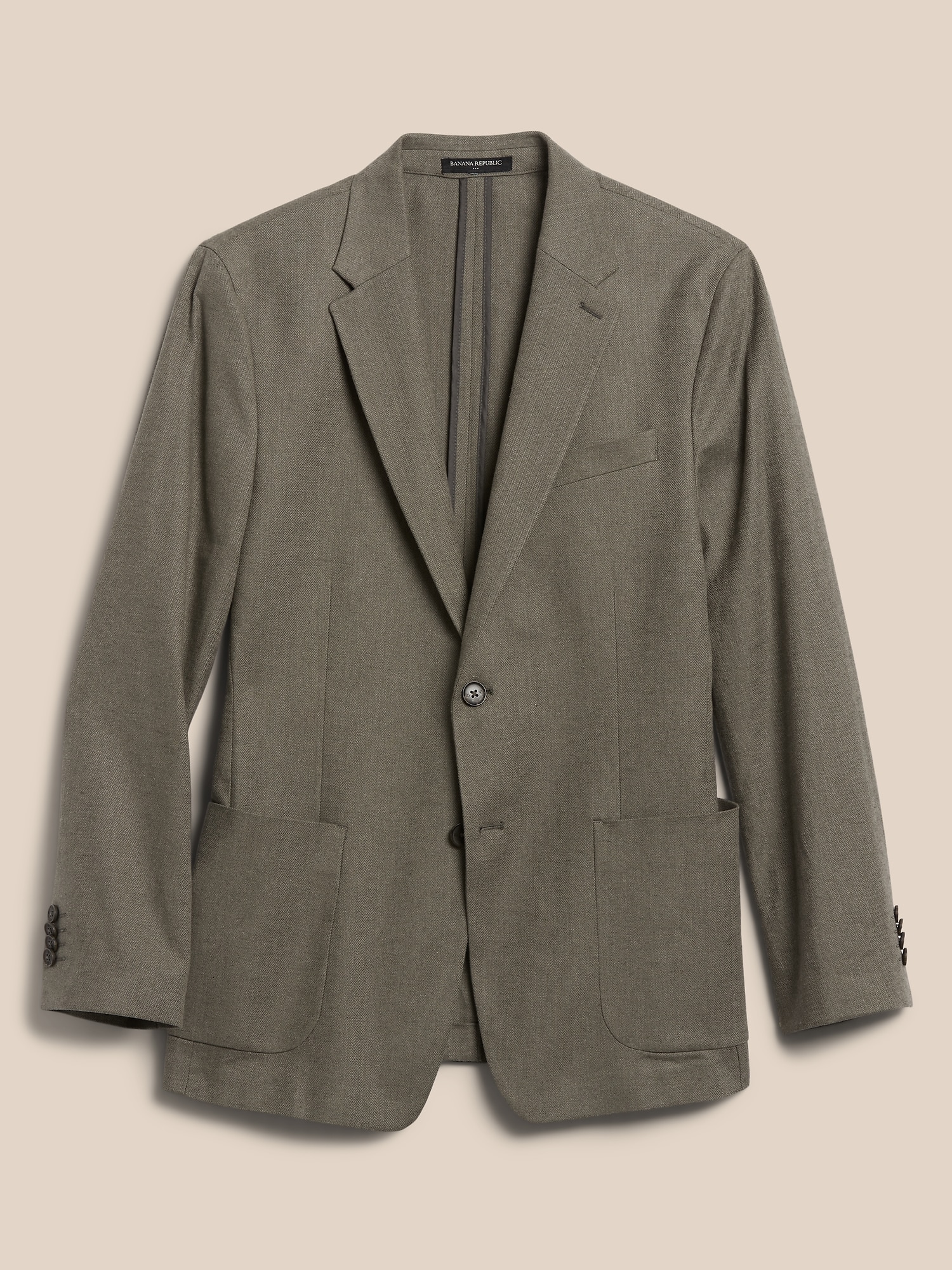 Tailored Linen-Cotton Suit Jacket