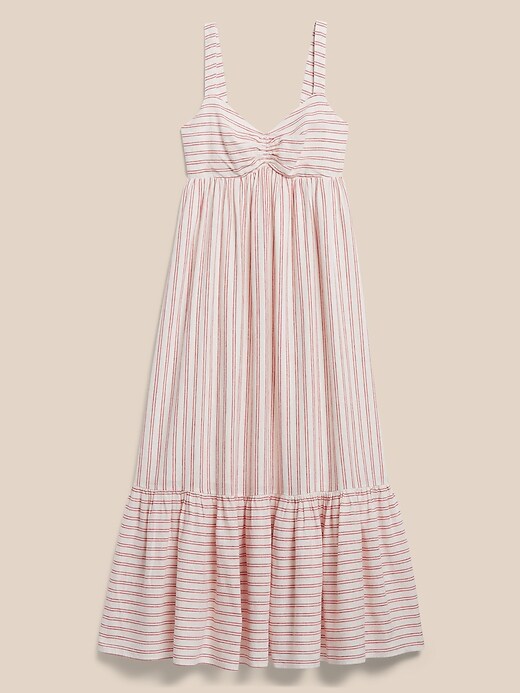 Image number 4 showing, Linen-Blend Dress