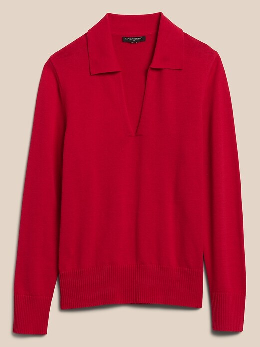 Image number 4 showing, Polo Sweater
