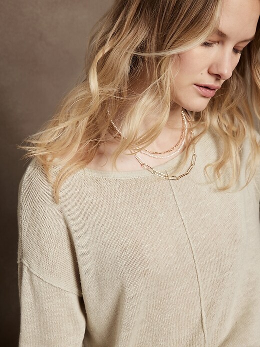 Image number 3 showing, Ramie-Rayon Sweater