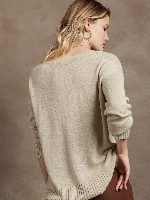 Image number 2 showing, Ramie-Rayon Sweater