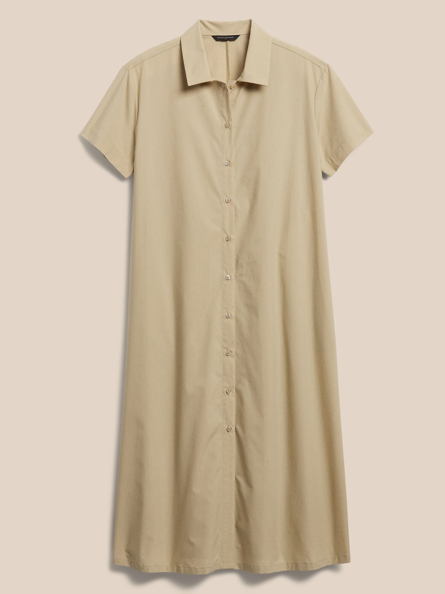 Button-Down Midi Shirtdress