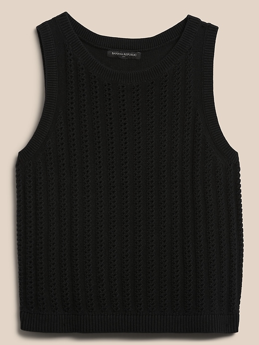 Image number 4 showing, Open-Stitch Sweater Tank