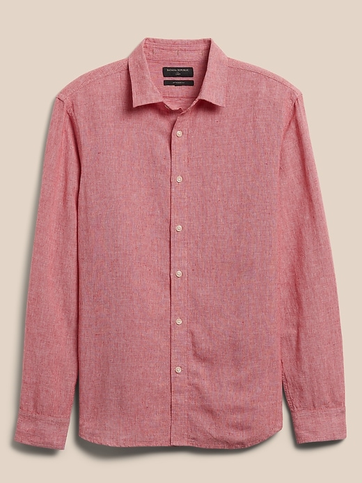 Image number 4 showing, Linen-Blend Shirt