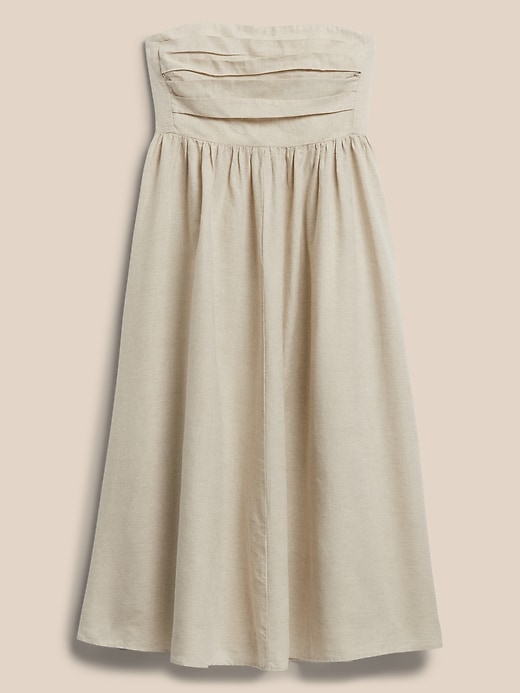 Image number 4 showing, Linen Midi Dress