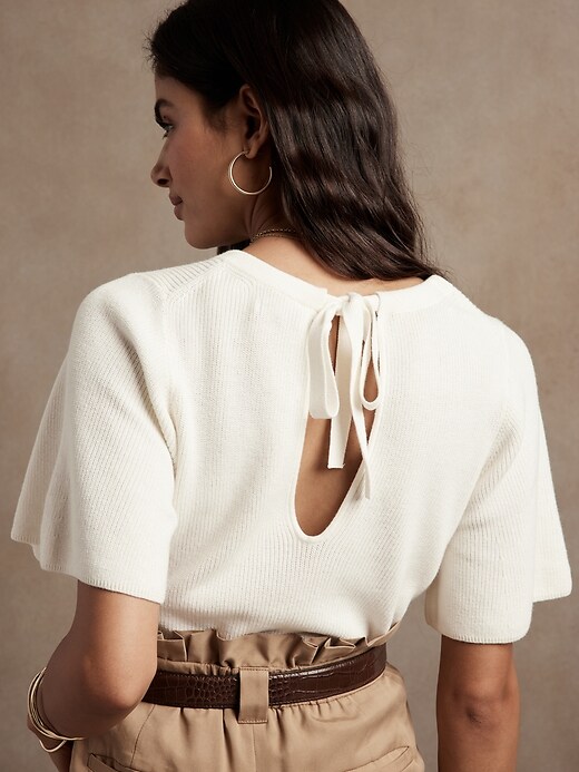 Image number 2 showing, Tie-Back Sweater