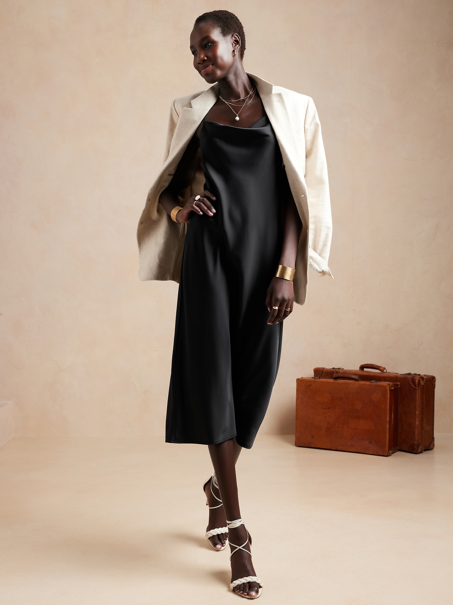 Satin Slip Dress | Banana Republic Factory