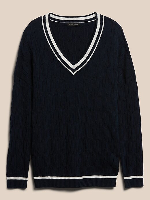 Image number 4 showing, Clubhouse Cable Sweater