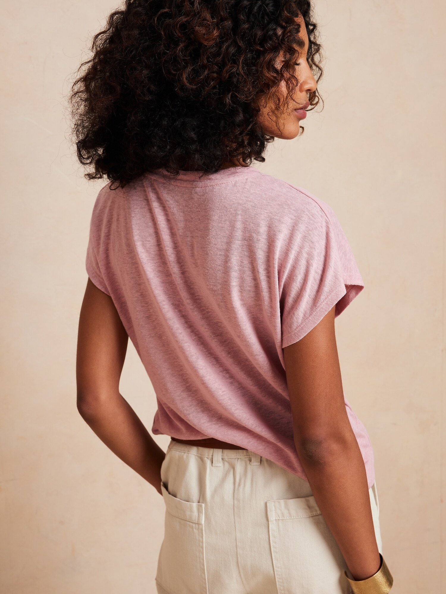 LinenBlend TShirt Banana Republic Factory