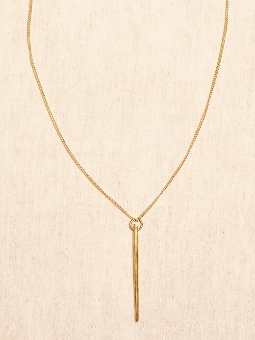 Aureus + Argent &#124 Metal Spear Pendant Necklace