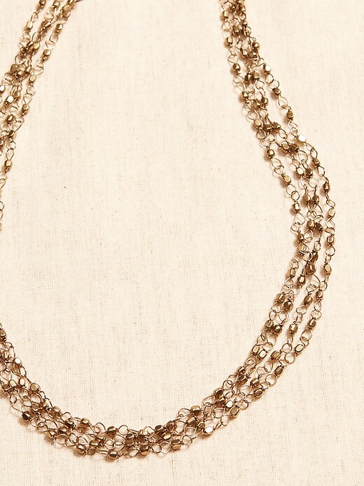 Aureus + Argent &#124 Multi Layer Beaded Necklace