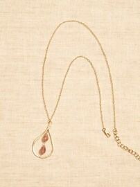 Aureus + Argent &#124 Pear Drop Stone Necklace