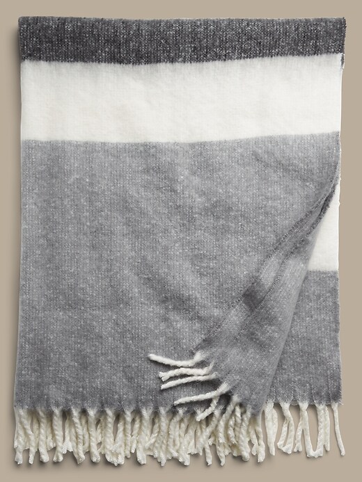 Boucle Striped Throw