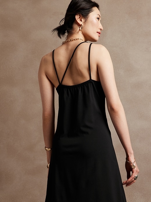Image number 2 showing, Asymmetric-Back Mini Dress