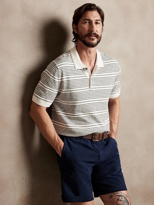 Image number 1 showing, Textured Sweater Polo