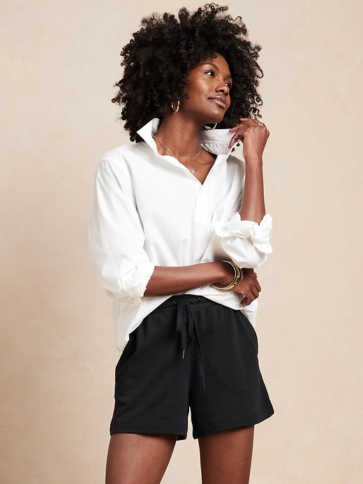 French Terry Short Banana Republic Factory