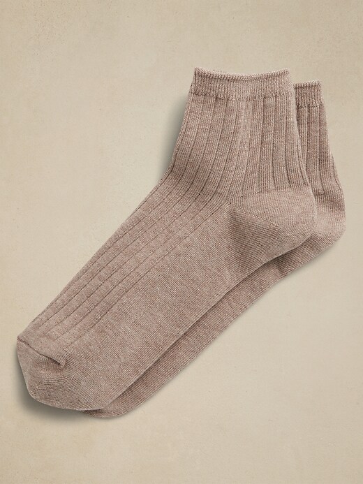Ribbed Ankle Sock