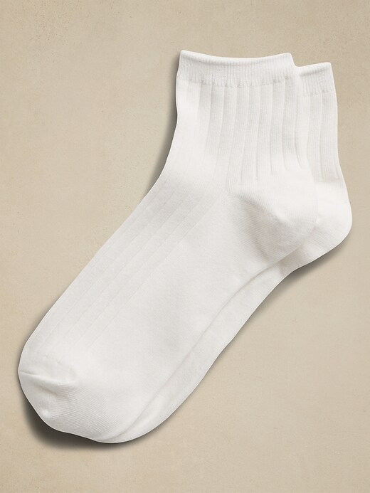 Ribbed Ankle Sock