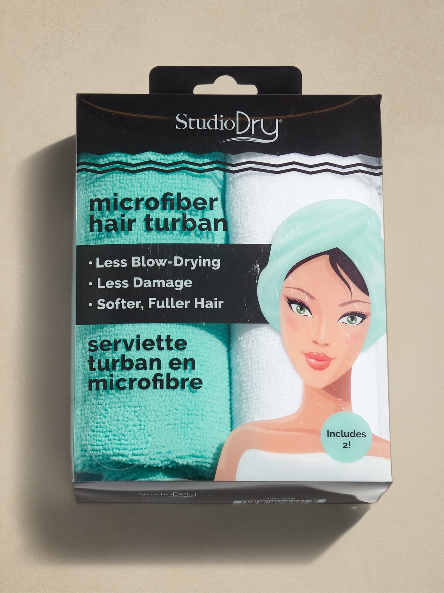 Dry Hair Turbans (2 pack)