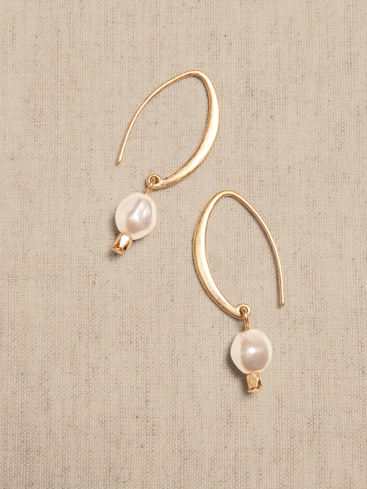 Pearl Threader Earrings | Banana Republic Factory