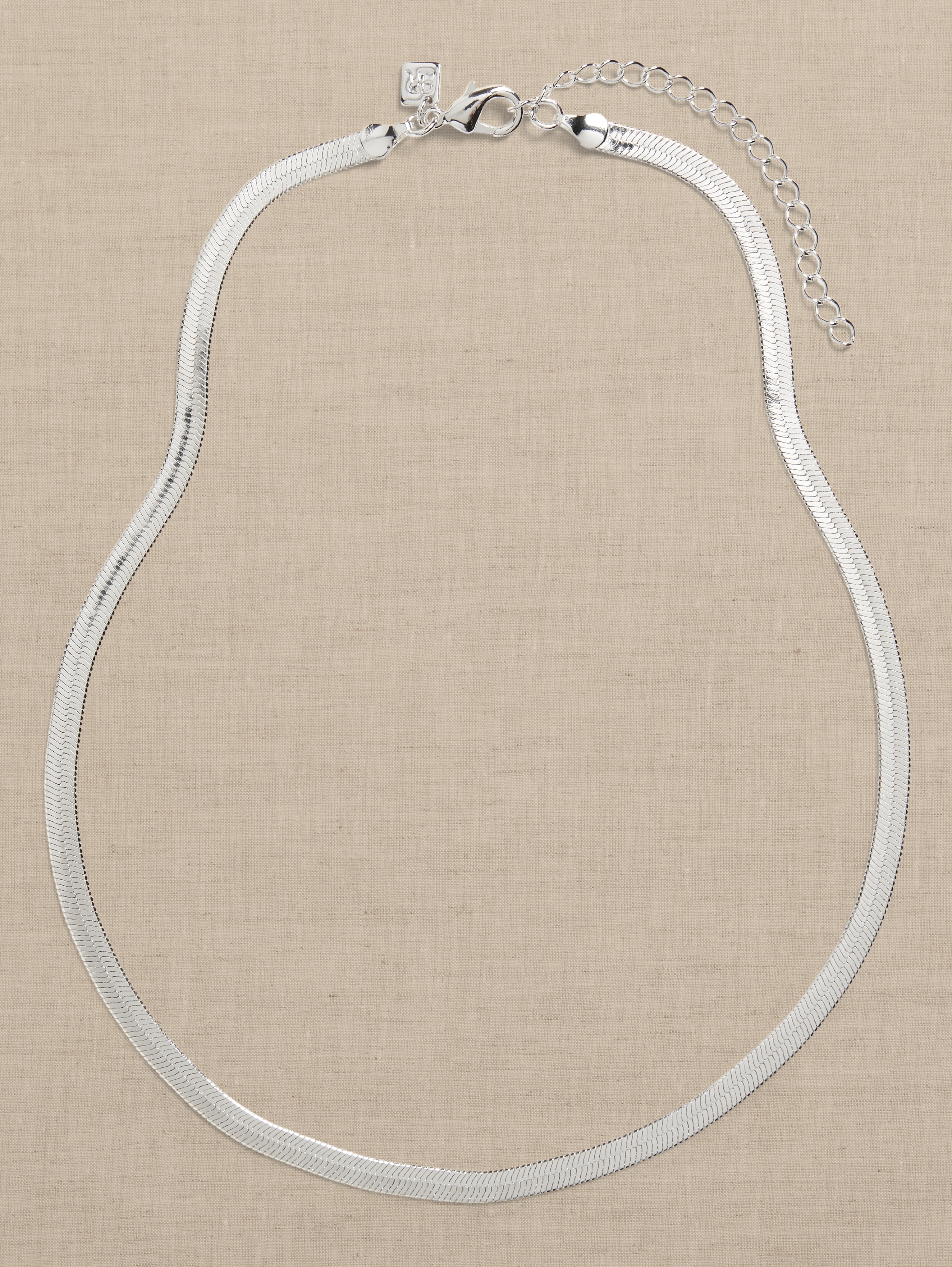 【HYERES LOR】22SS★ Colombed'Or herringbone chain necklace 61CN2oPJrdL.jpg