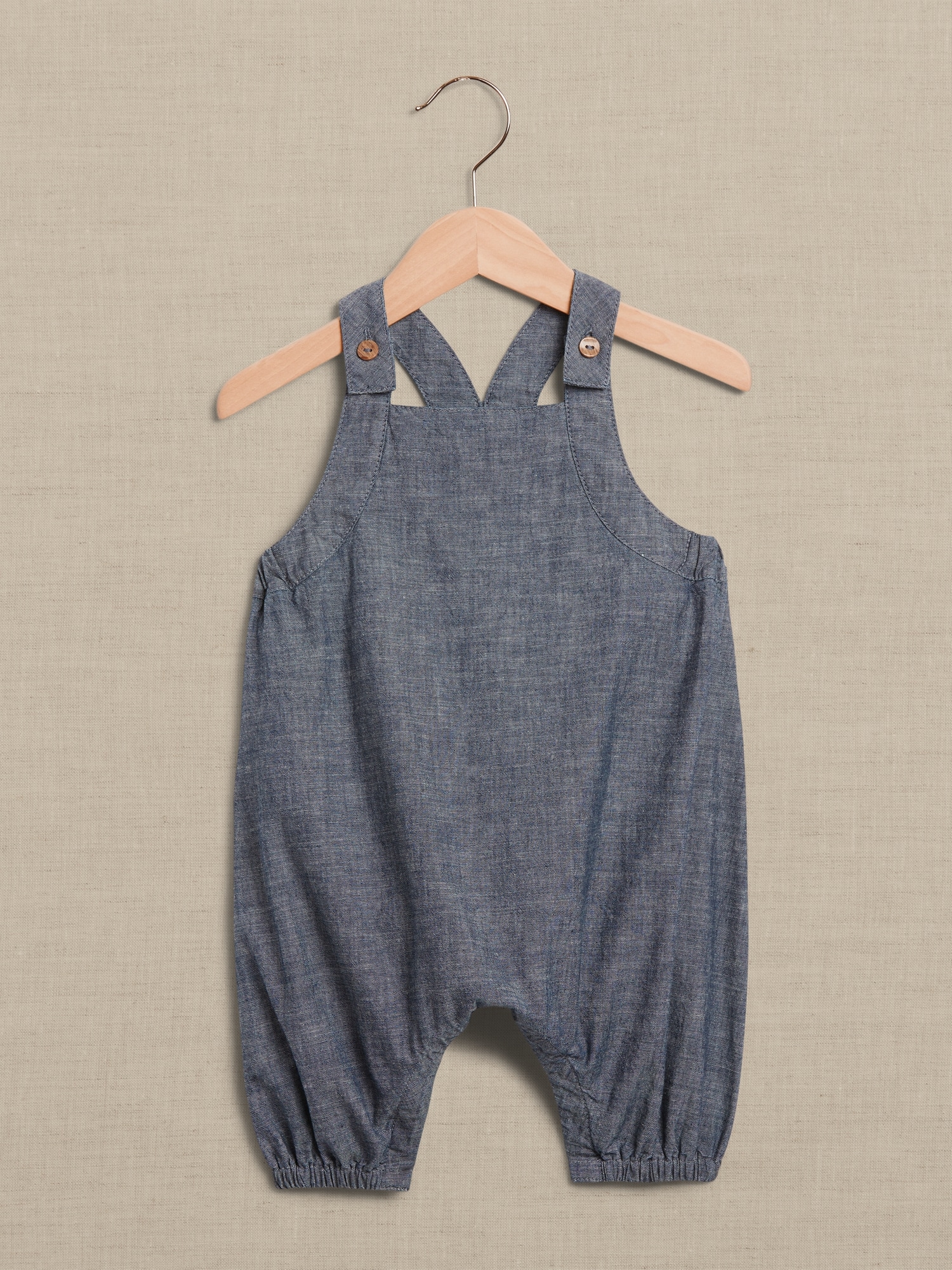Baby Chambray Romper Banana Republic Factory