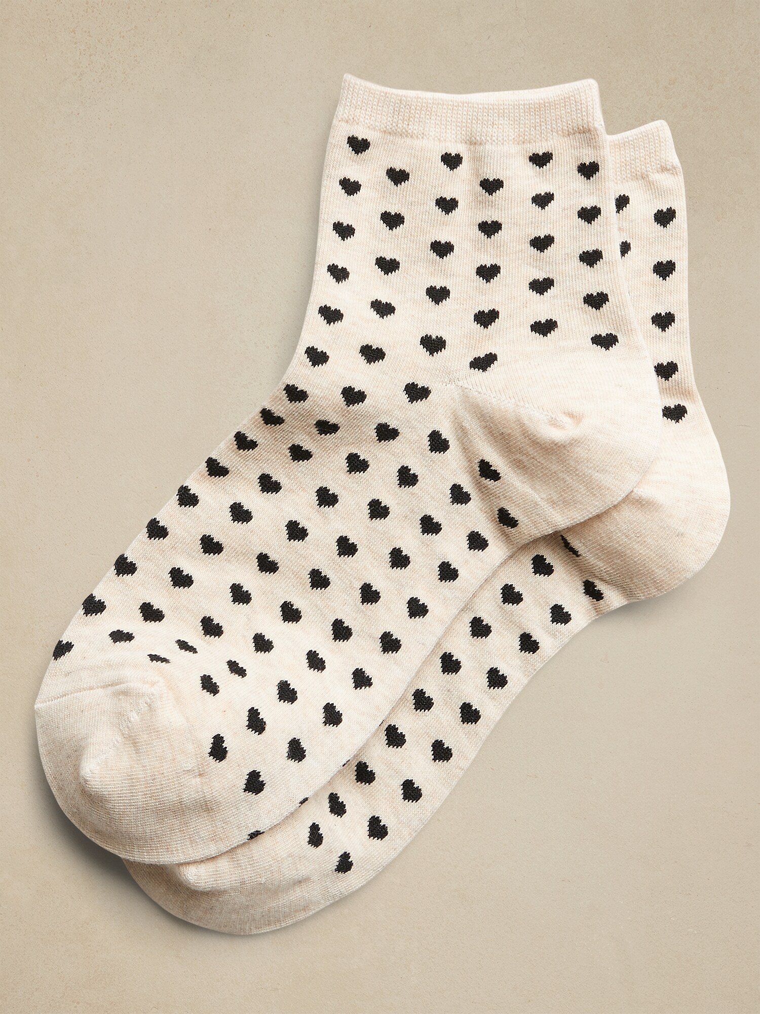 Heart Ankle Socks Banana Republic Factory
