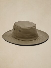 Brimmed Hat by Banana Republic Safari & Travel Clothing Co. NBW Vintage Banana Republic Hat Cap Stretch Back Olive Green  main image 2