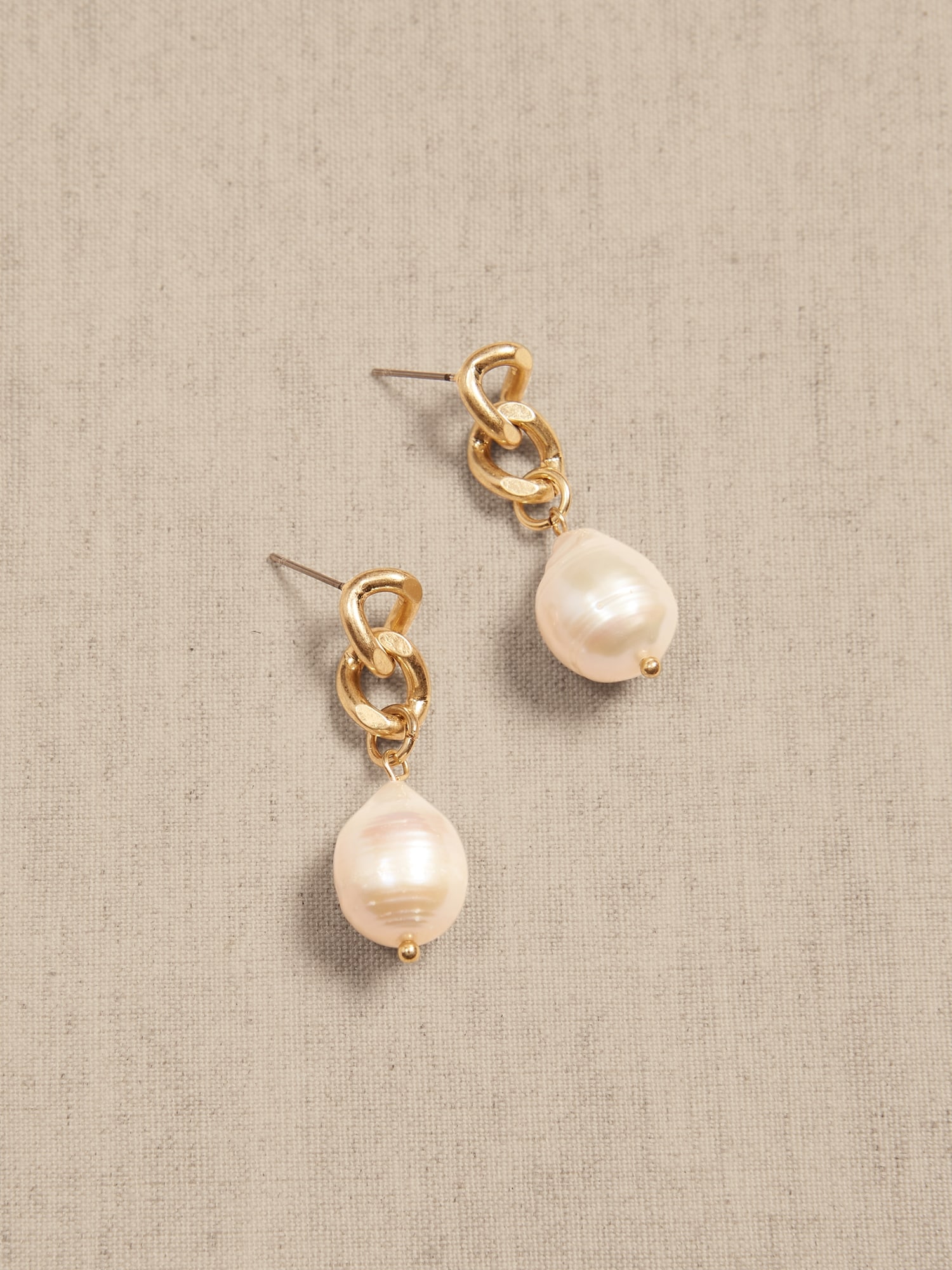 Real Freshwater Pearl Drop Earrings