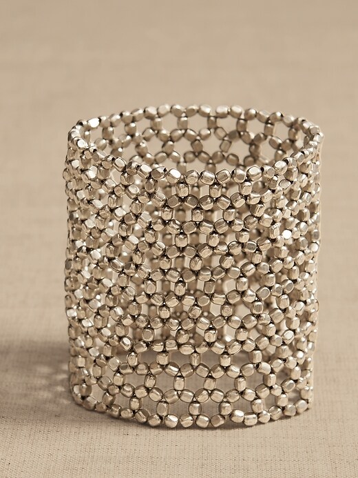 Aureus + Argent &#124 Wide Beaded Bracelet