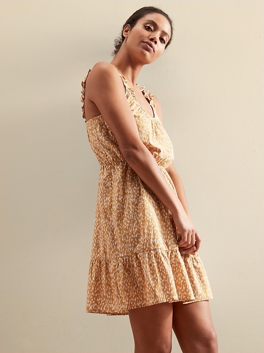 Image number 1 showing, Ruffle Fit-and-Flare Dress