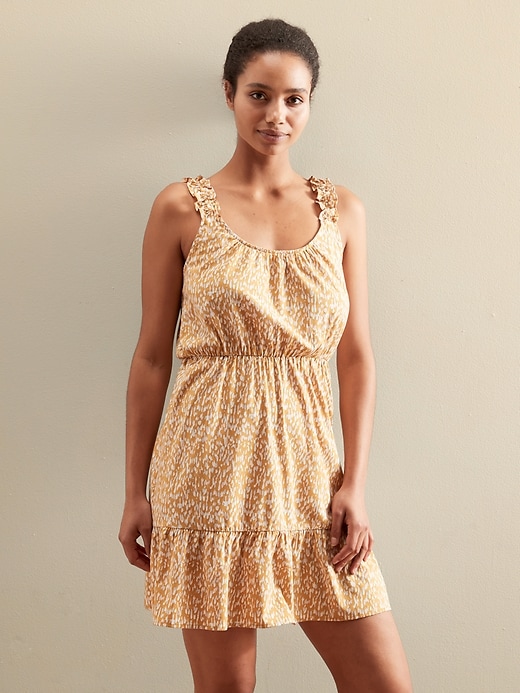 Image number 3 showing, Ruffle Fit-and-Flare Dress