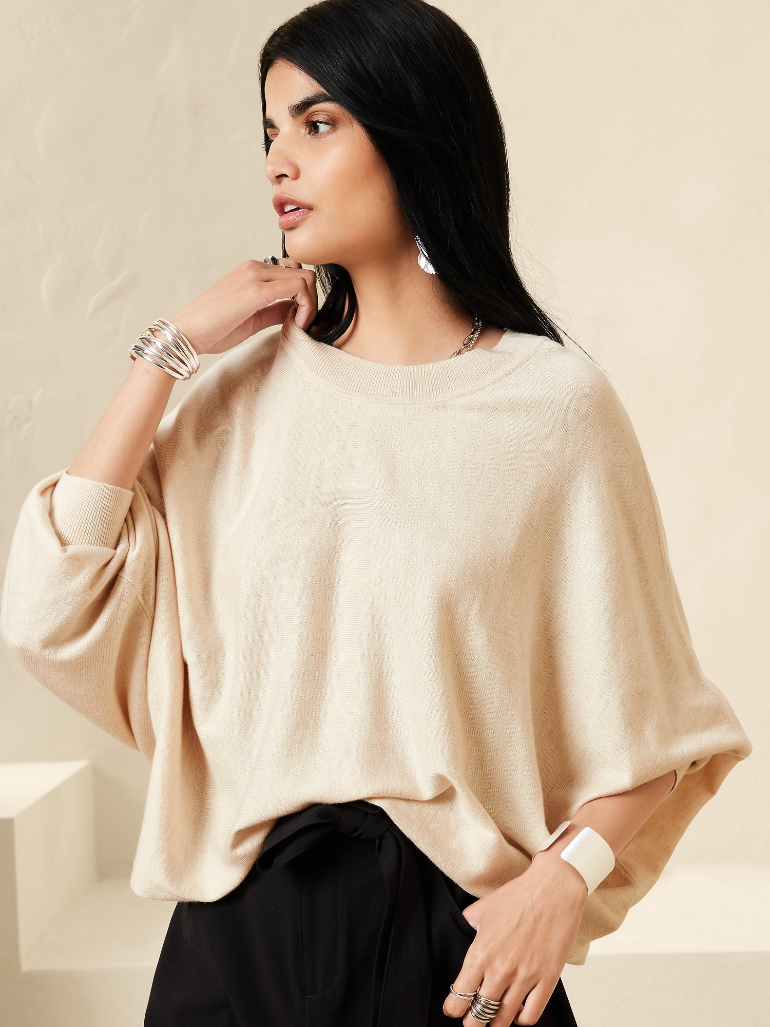 Oversized sale dolman sweater