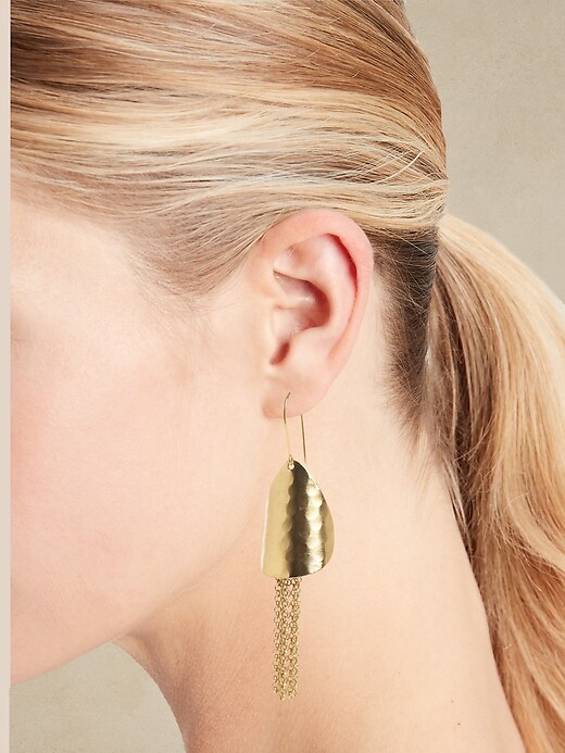 Layered Fringe Earrings &#124 Aureus + Argent