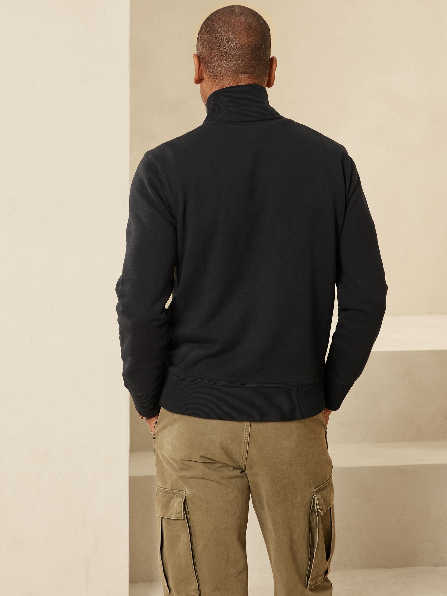 French Terry Sweatshirt | Banana Republic Factory