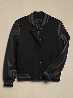 Varsity Jacket Banana Republic Factory