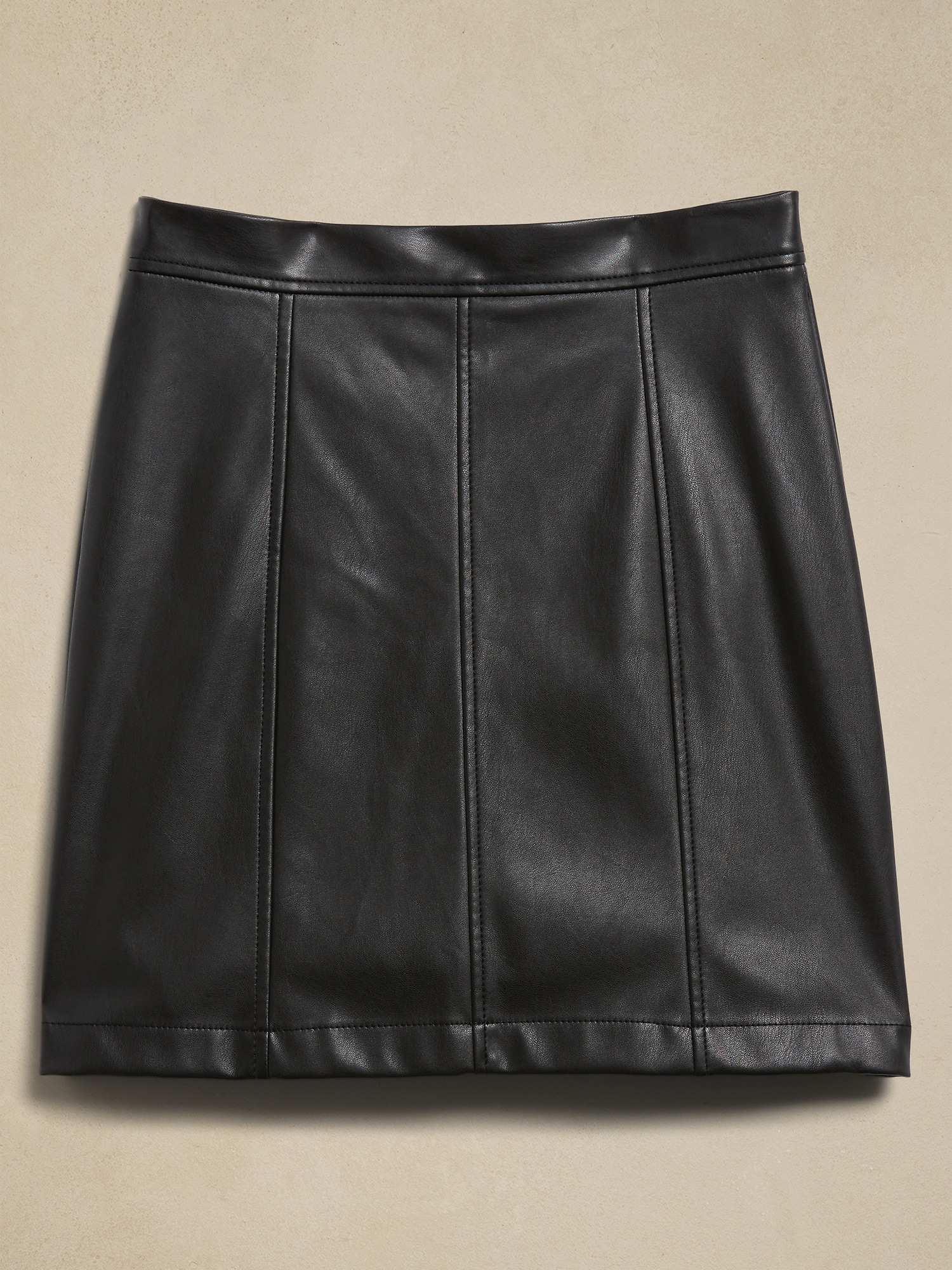 Rocca Vegan Leather Mini Skirt
