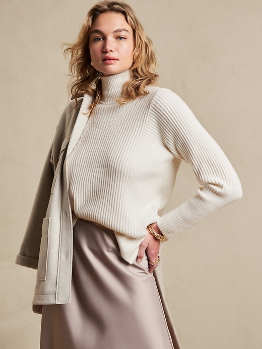Image number 1 showing, Chunky Ribbed Sweater