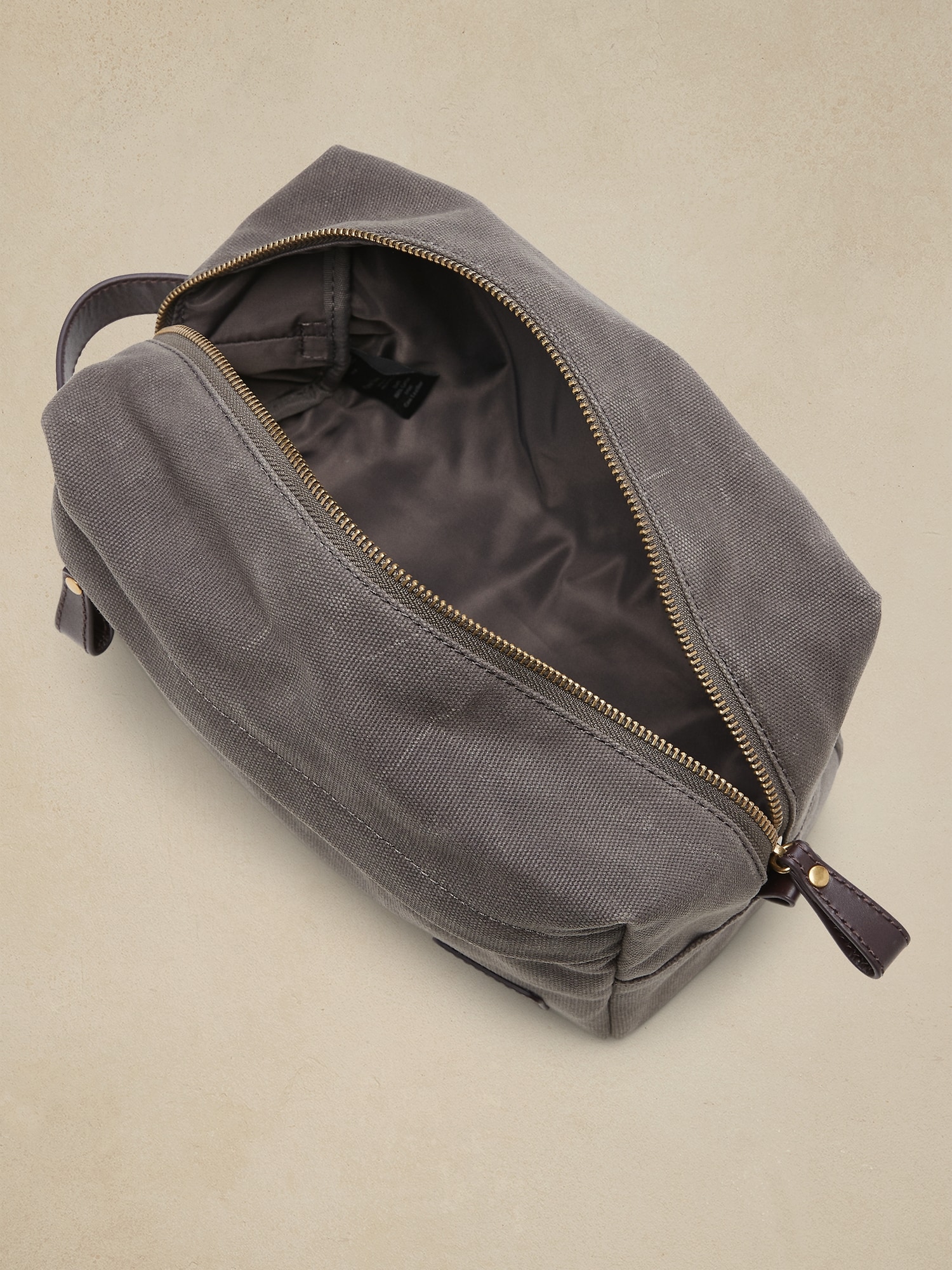 Waxed Canvas Toiletry Bag