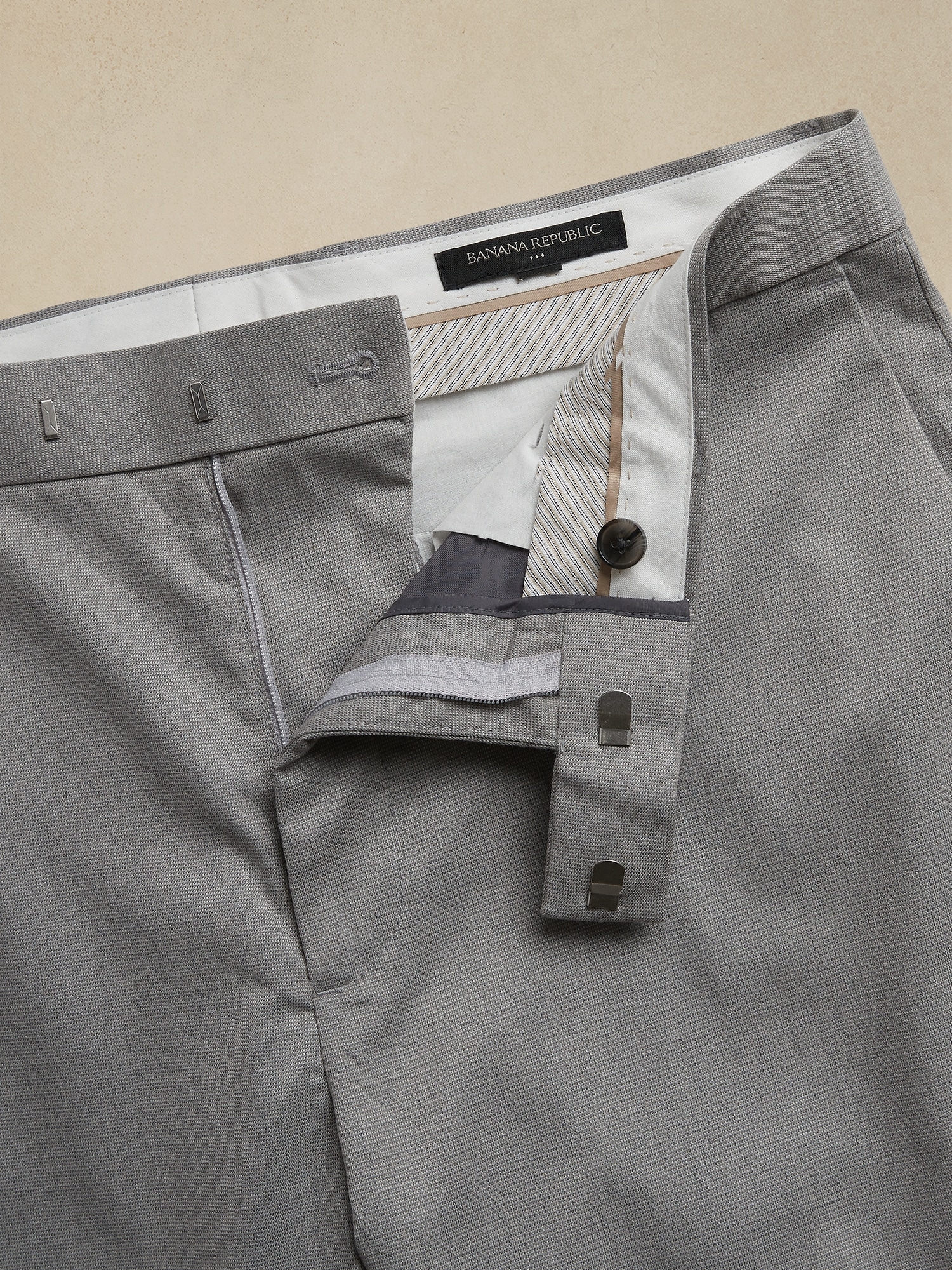 Textured Suit Trouser