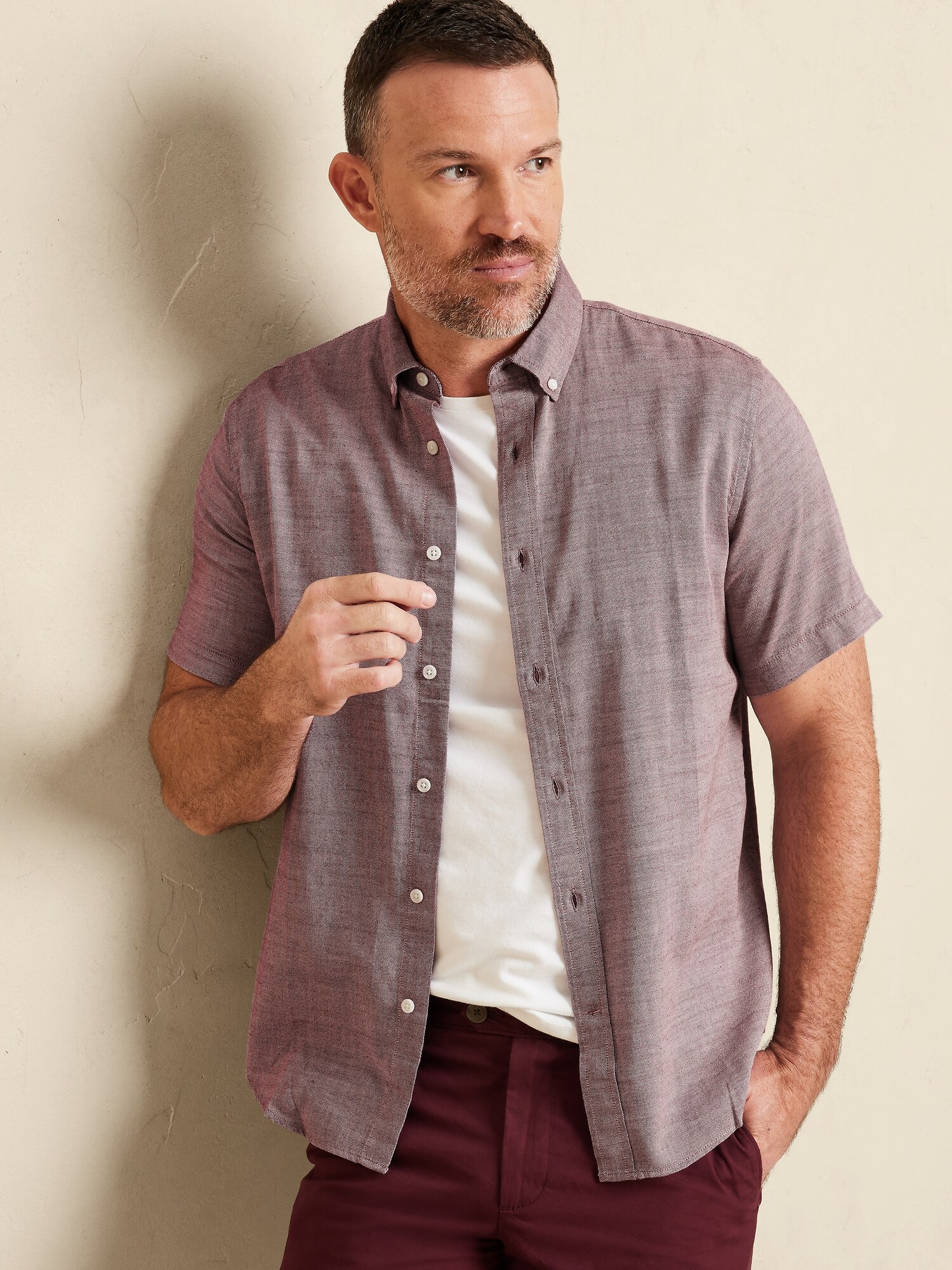 Gauze Oxford Banana Republic Factory