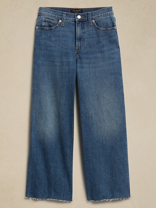 Image number 6 showing, Wide-Leg Crop Jean