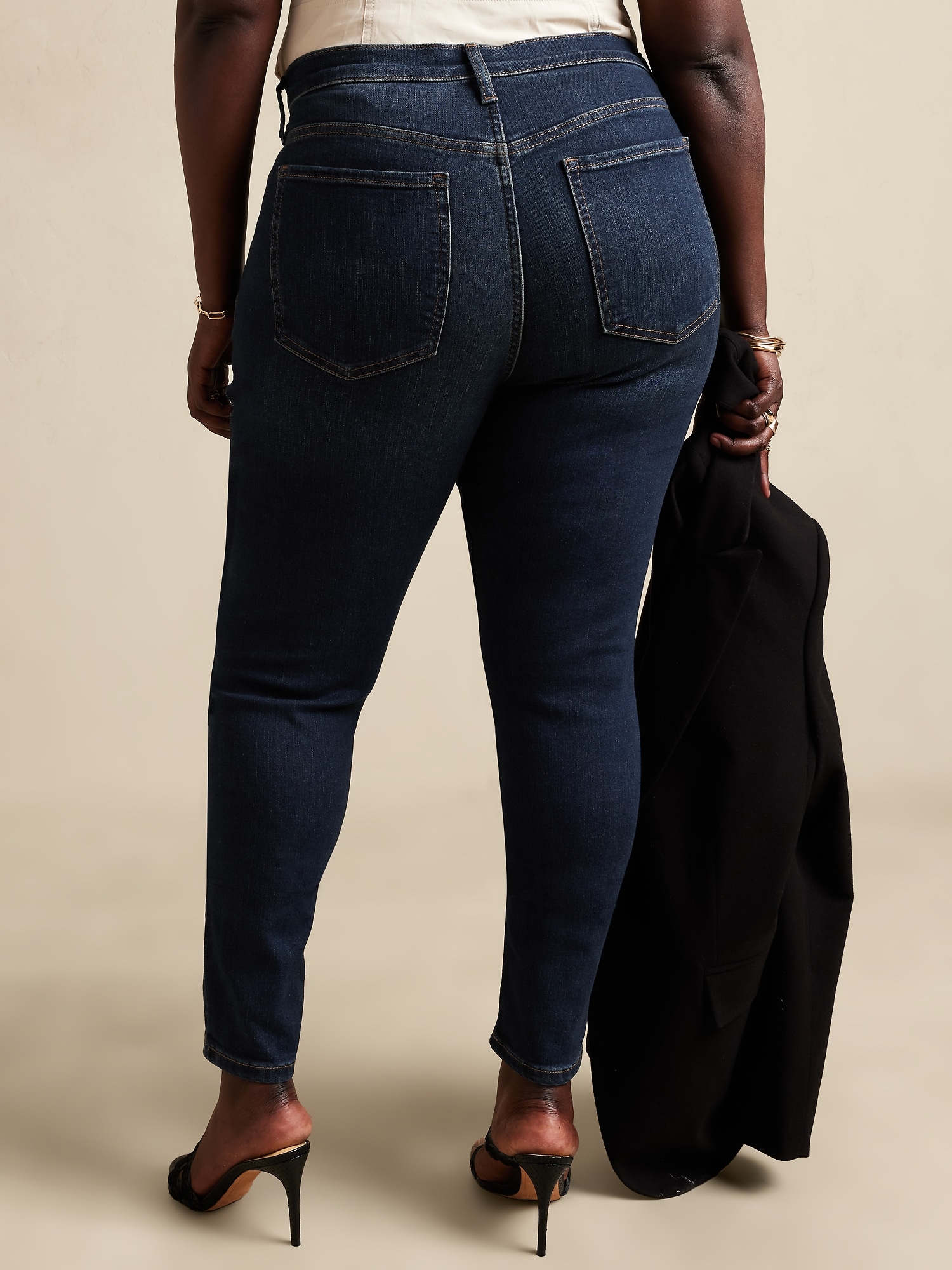 EXTRA STRETCH SKINNY HIGH RISE JEANS