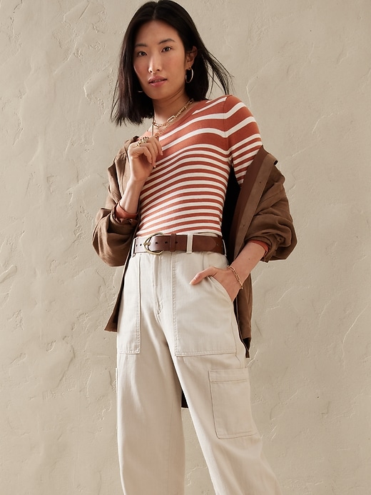 Image number 1 showing, Forever Stripe Sweater
