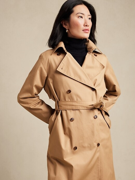 Image number 3 showing, Giovana Twill Trench