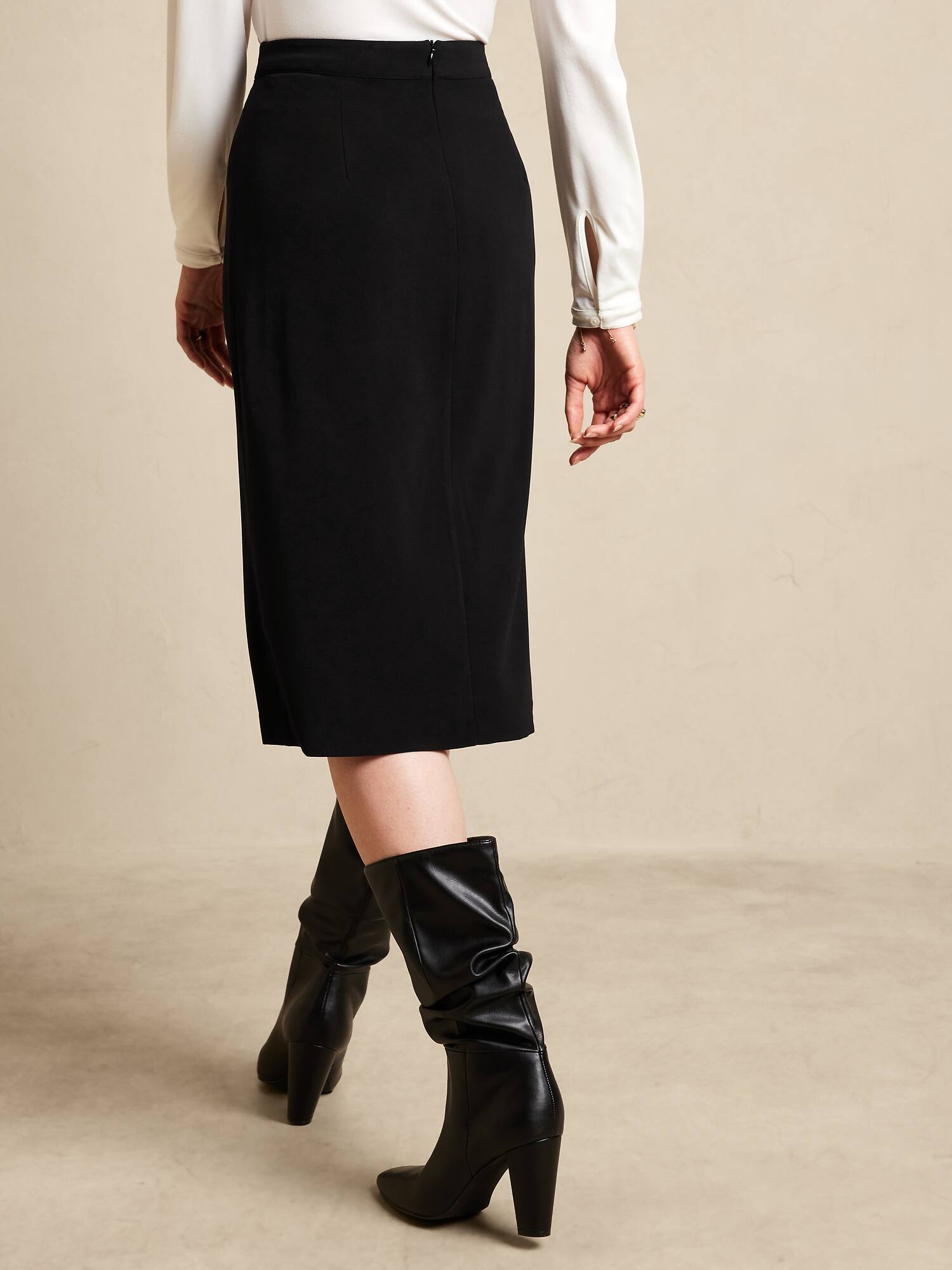 Wrap Midi Skirt Banana Republic Factory